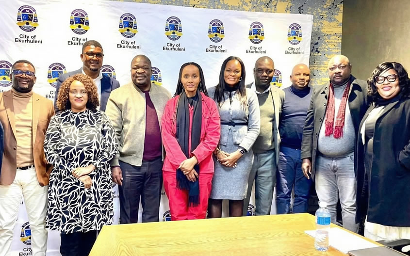 ERWAT leadership and key stakeholders at the announcement of the newly appointed Board of Directors.
